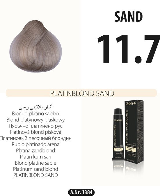 Femmas (11.7) - Haarverf - Platinablond Zand - 100ml