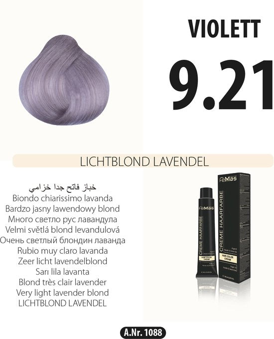 Femmas (9.21) - Haarverf - Lichtblond Lavendel - 100ml