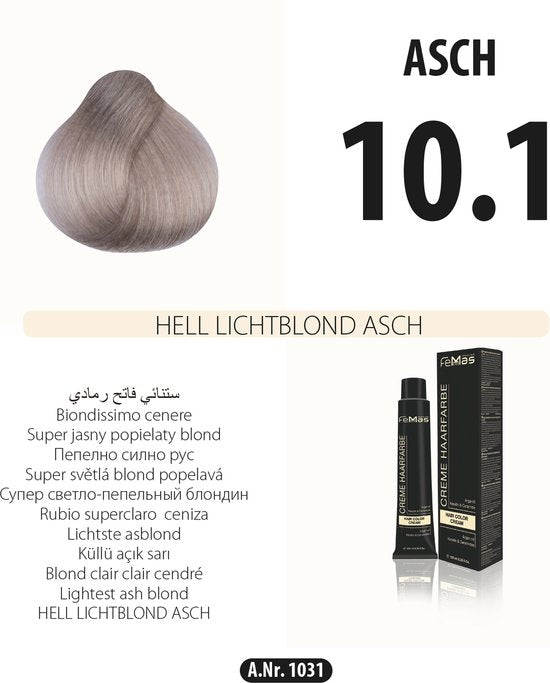Femmas (10.1) - Haarverf - Licht Lichtblond As - 100ml