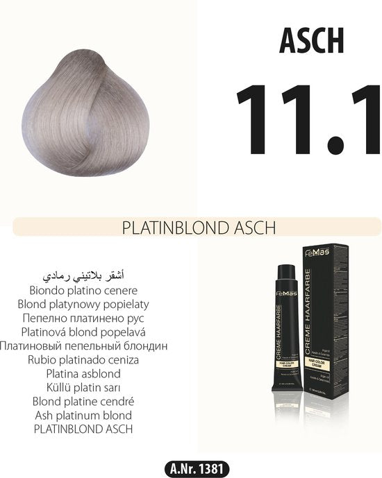 Femmas (11.1) - Haarverf - as platinablond - 100ml
