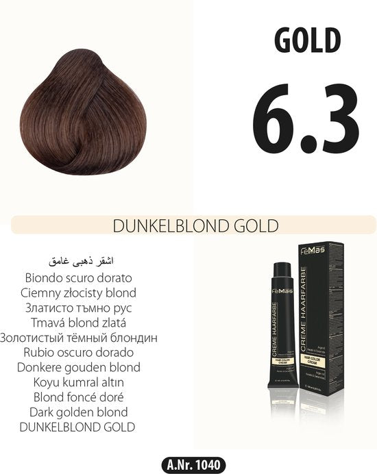 Femmas (6.3) - Haarverf - Donker Goudblonde - 100ml