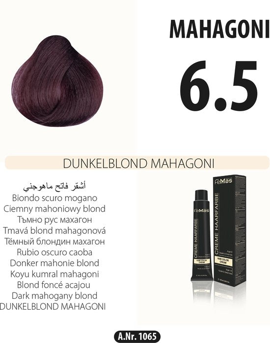 Femmas (6.5) - Haarverf - Donker Mahonie Blonde - 100ml
