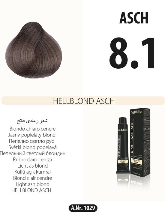 Femmas Haarverf 100ml - 8.1