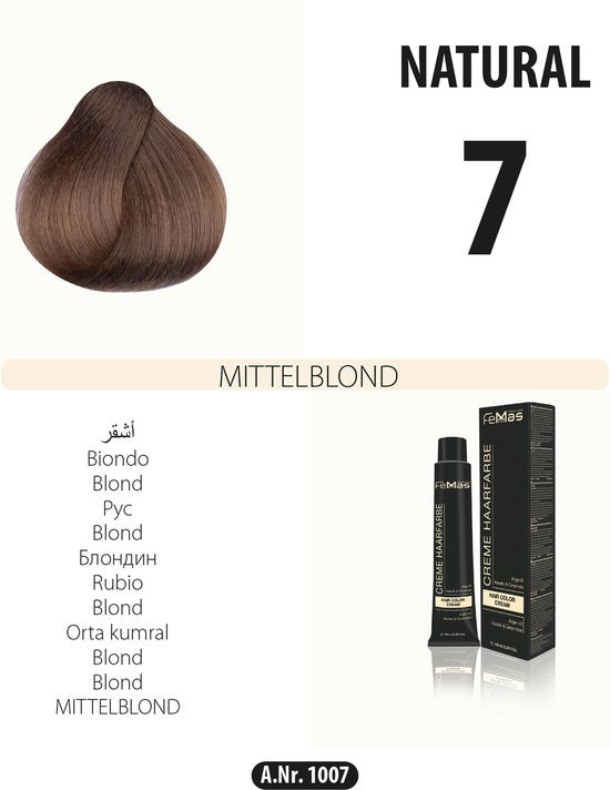 Femmas (7) - Haarverf - Middenblond 100ml