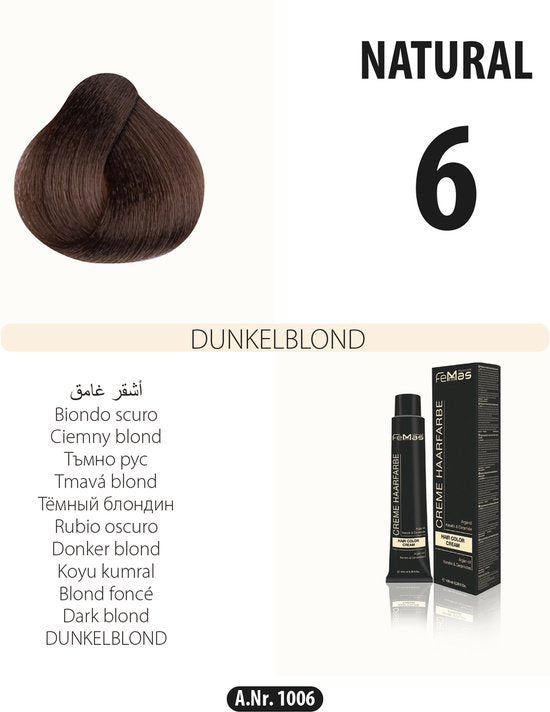 Femmas (6) - Haarverf - Donkerblond 100ml