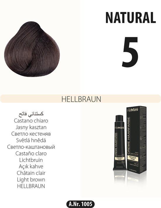 Femmas (5) - Haarverf - Lichtbruin 100ml
