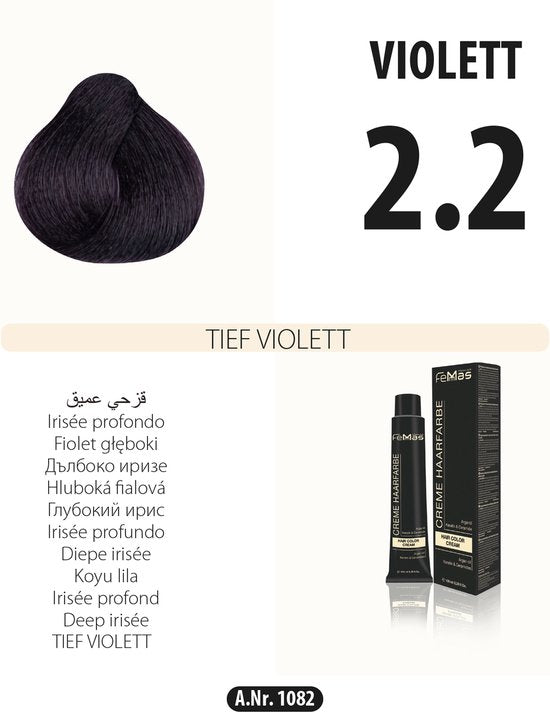 Femmas (2.2) - Haarverf - Donkerpaarse - 100ml