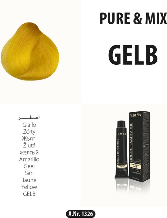 Femmas (Geel) - Haarverf - Pure & Mix - 100ml