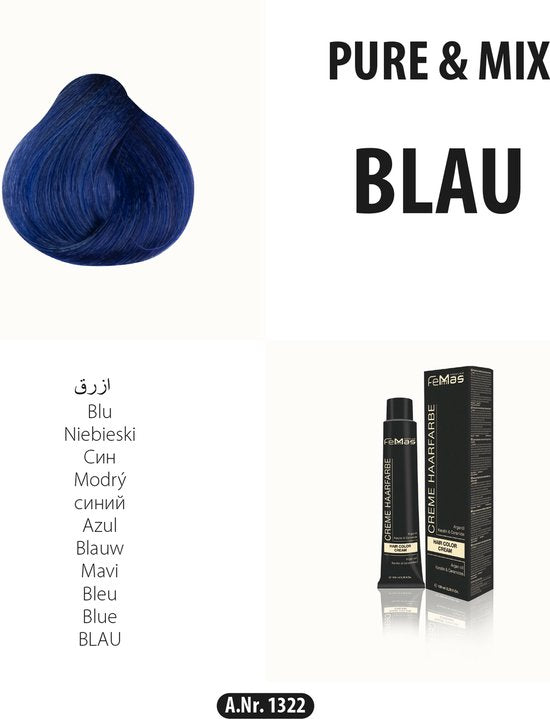 Femmas (Blauw) - Haarverf - Puur & Mix - 100ml