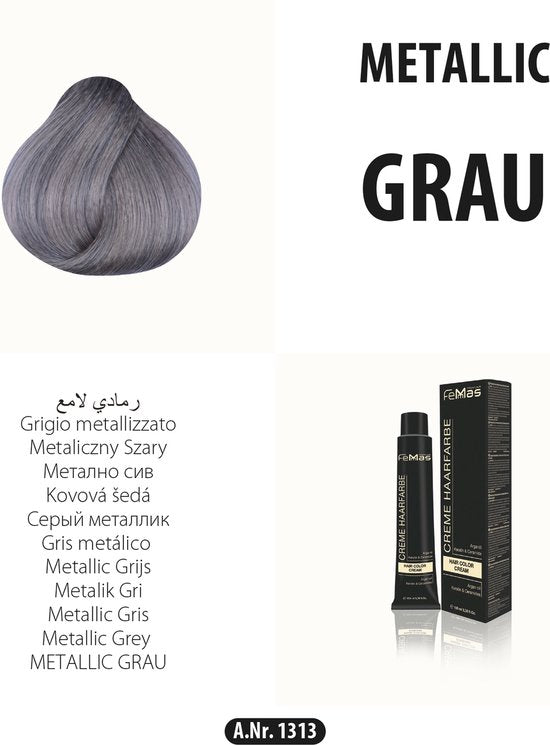 Femmas (Grijs) - Haarverf - Metallic - 100ml
