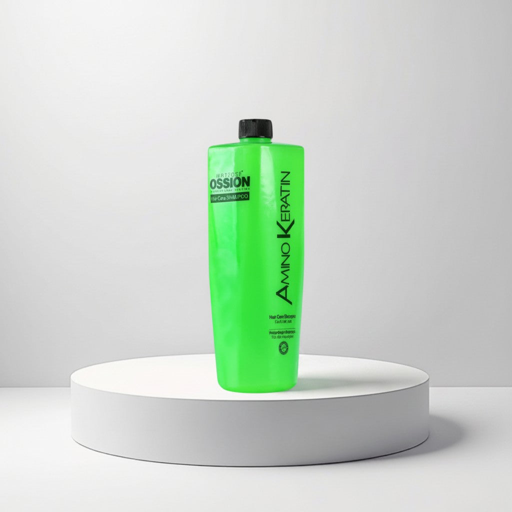 cosmetigo.be Morfose Ossion Amino Keratin shampoo voor alle haartypes, 1000ml. Versterkt en herstelt haar.