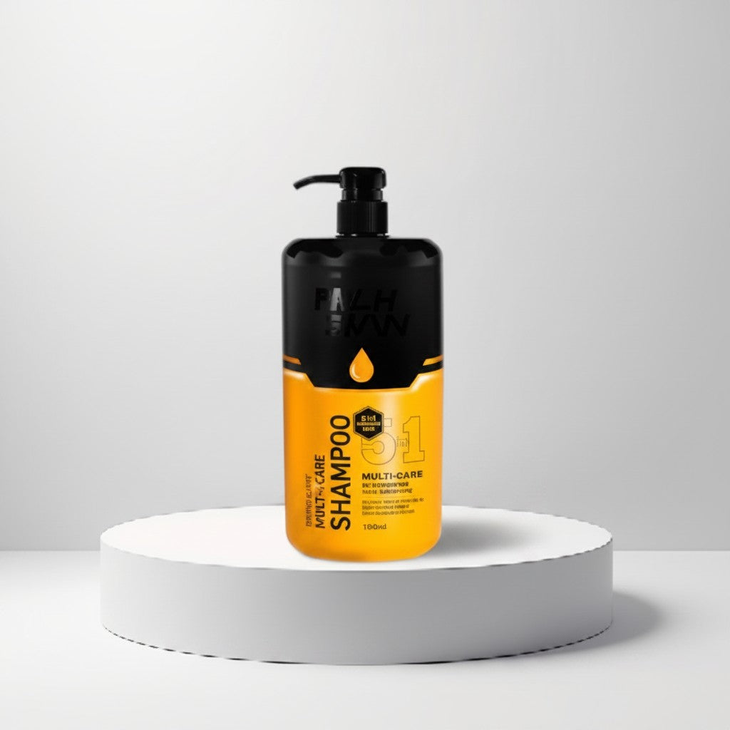Cosmetigo.be nish-man Hair Keratin Complex Shampoo 1000ml, intensieve reparatie voor beschadigd haar, met keratine complex voor herstel, versteviging en glans.