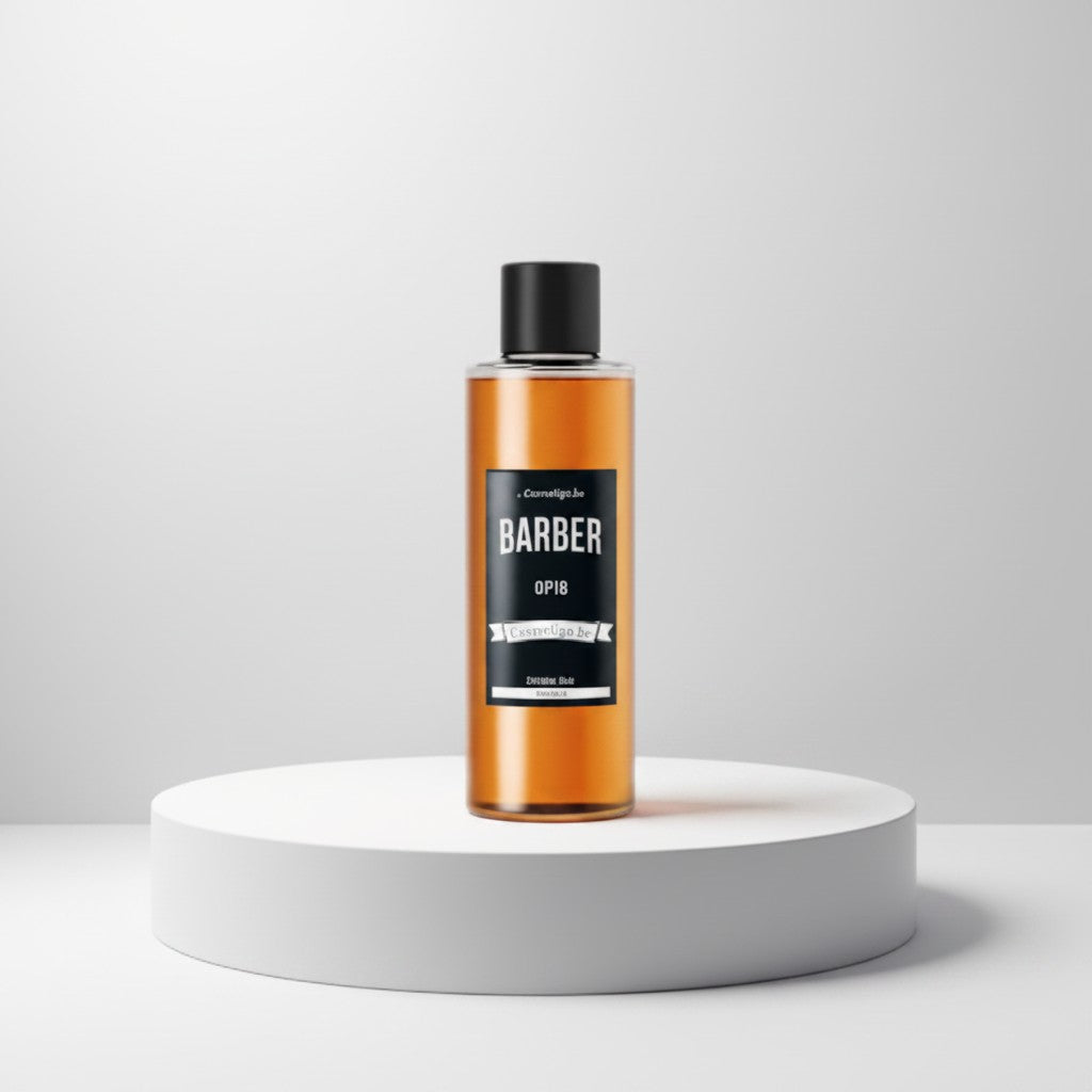 cosmetigo.be Smart210 Barber No. 3 Eau De Cologne amberkleurige fles met zwart etiket, 250ml, voor na het scheren.