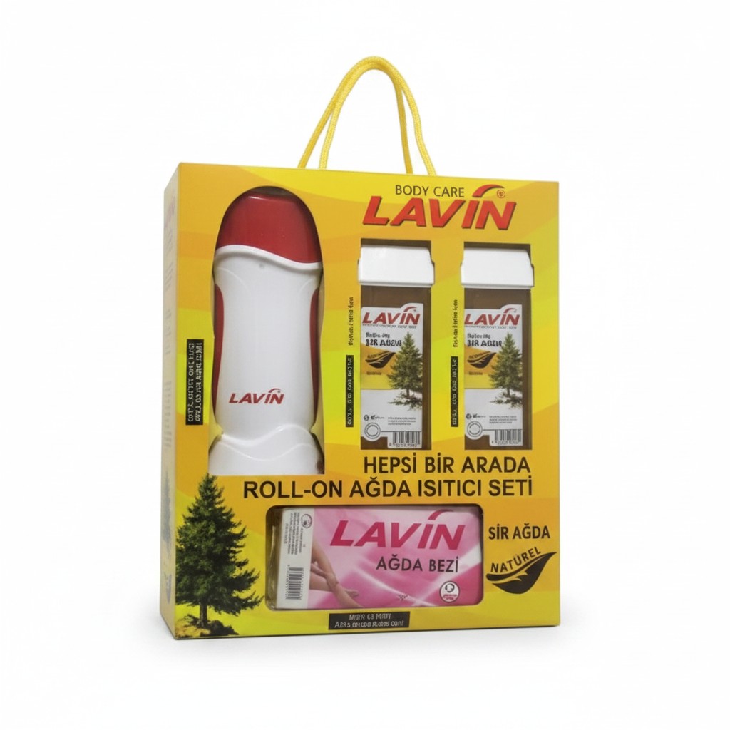 Cosmetigo.be Lavin Roll-On ontharingsset met wax warmer, 2 wax cassettes en waxstrips voor een gladde huid.