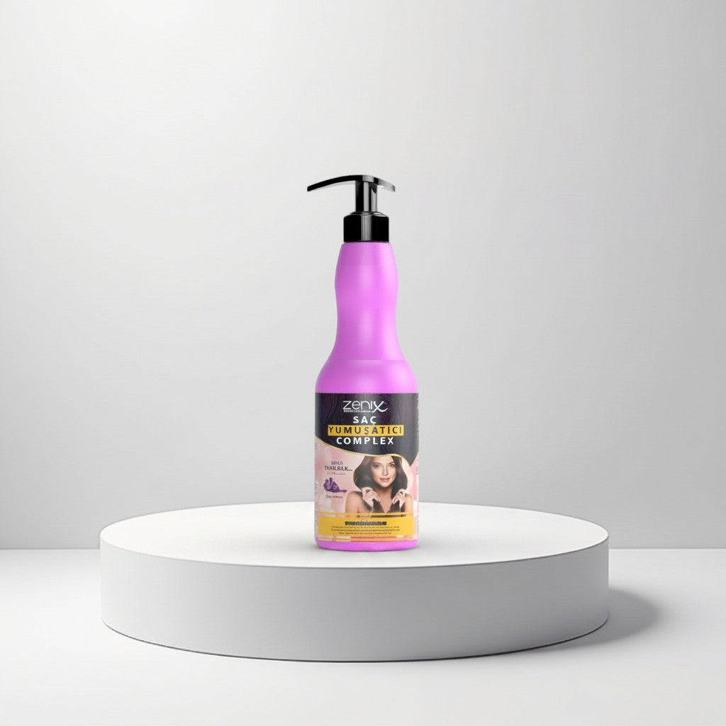 Cosmetigo.be Zenix Professional Hair Softener Complex met pomp, voor zijdezacht en glanzend haar, met shea butter.