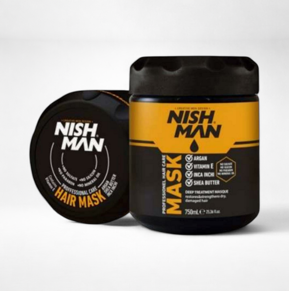 Nish Man Professionelle Haarmaske (750ml)