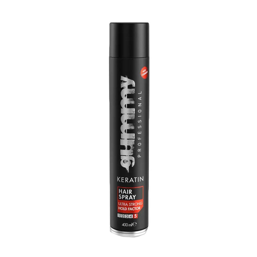 Gummy Professional Keratine Haarspray Ultra Sterke Fixatie (400ml)