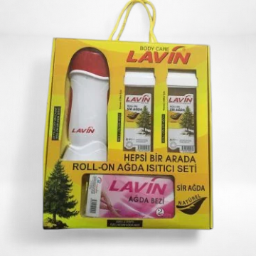 Lavin Roll-On Depilatory Set With Warmer
