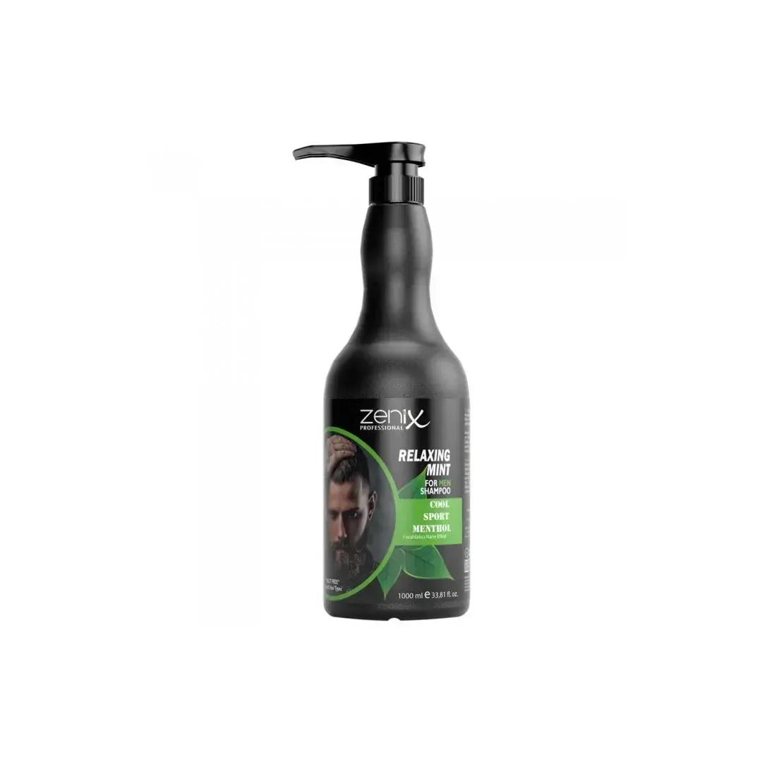 Zenix Professional Relaxing Mint Shampoo Voor Mannen (1000ml)