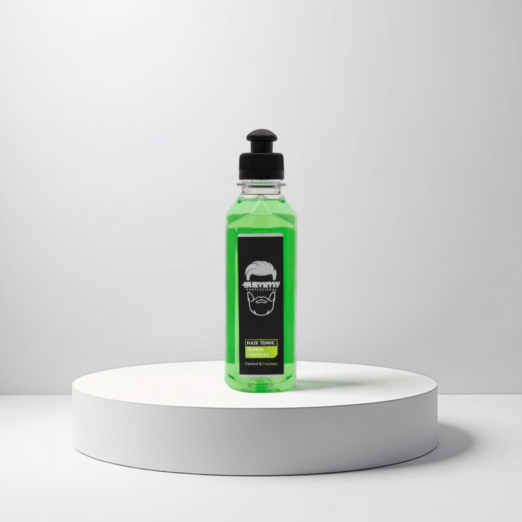 Gummy Professional Haar Tonic Kruidencomplex 250ml, groene vloeistof met kruidenextracten voor hoofdhuidcomfort en frisheid.
