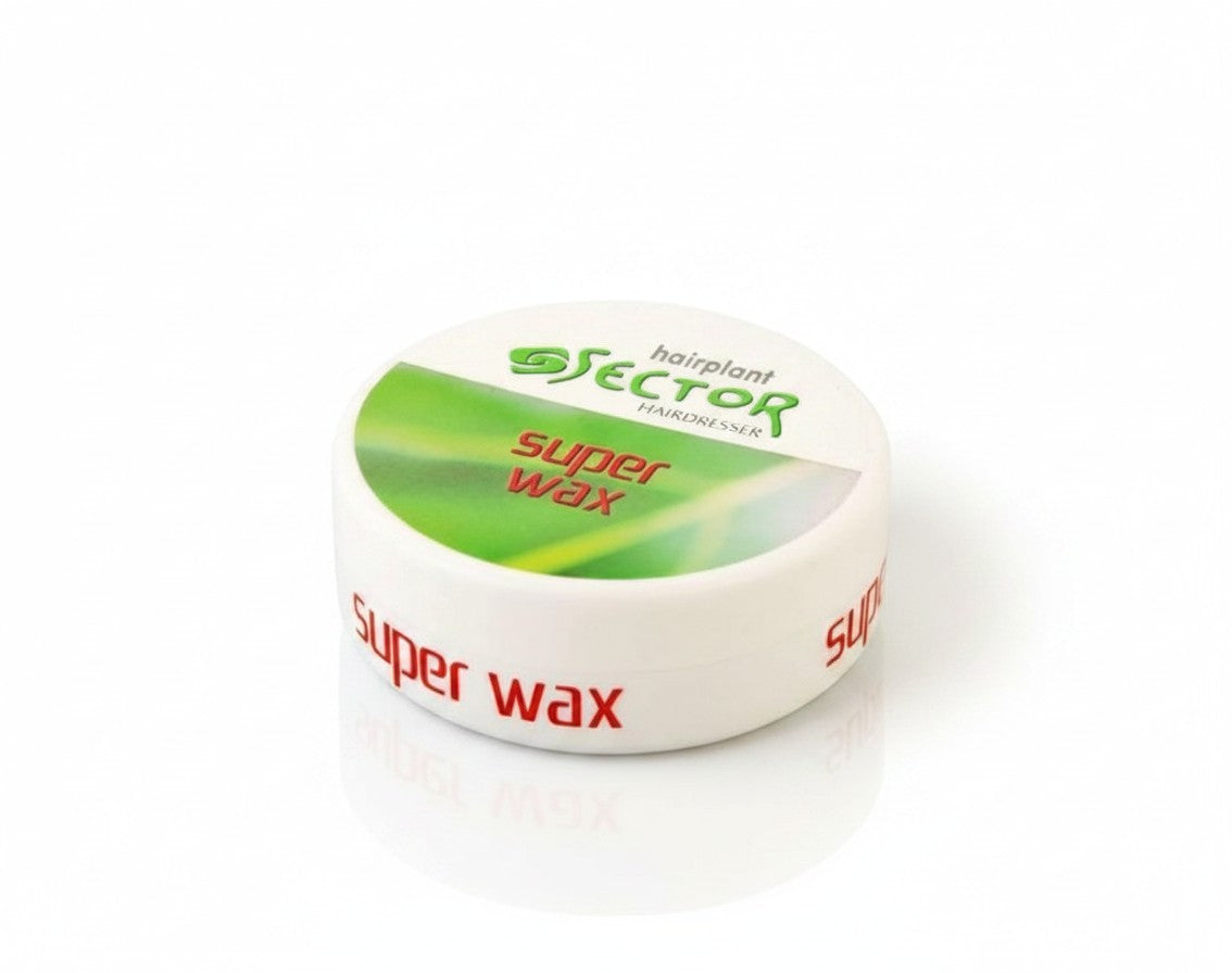 Hairplant Sector Super Wax pot met sterke fixatie voor gedefinieerde kapsels.