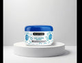 cosmetigo.be Morfose Collagen Haarmasker pot met blauwe deksel, voor droog en breekbaar haar, met collageen voor herstel en glans.