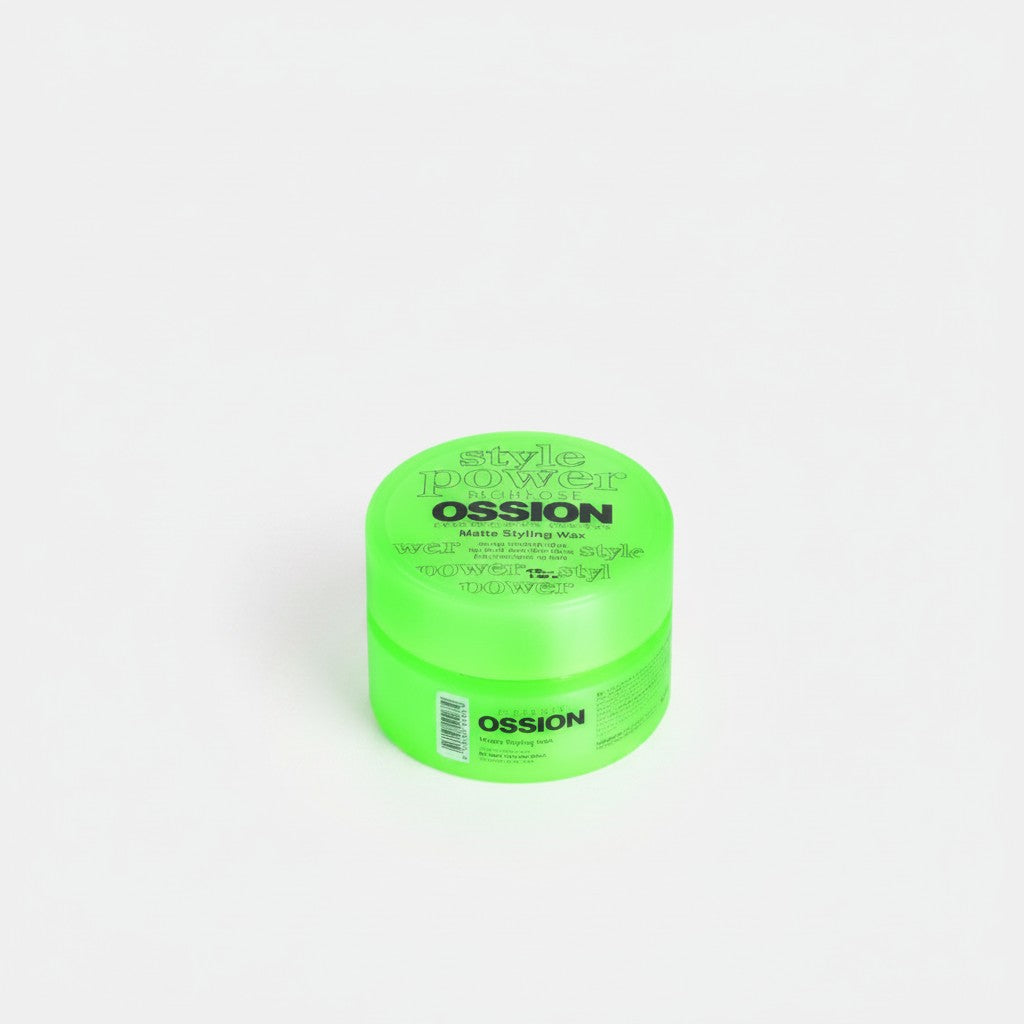cosmetigo.be Morfose Ossion Style Power Matte Styling Wax pot met sterke fixatie en matte finish, 100ml.