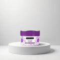 cosmetigo.be Morfose Professional Reach Keratine Haarmasker pot met paarse deksel, voor beschadigd haar.
