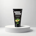 Nishman Avocado Scrub voor mannen, diep reinigende en hydraterende gezichtsscrub met avocado-extract, 150ml.