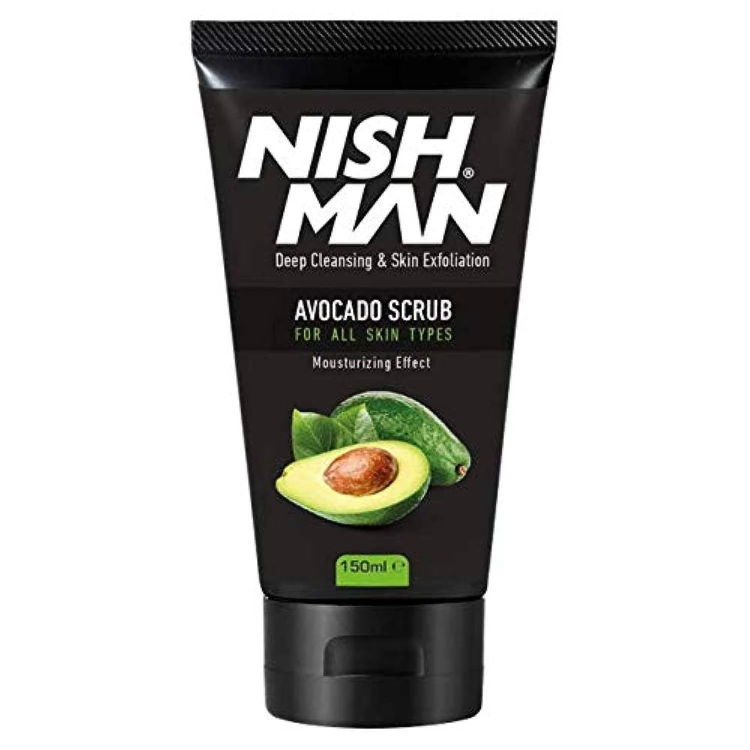 Nishman Gommage à l'Avocat Nettoyage Profond & Exfoliation de la Peau (150ml)