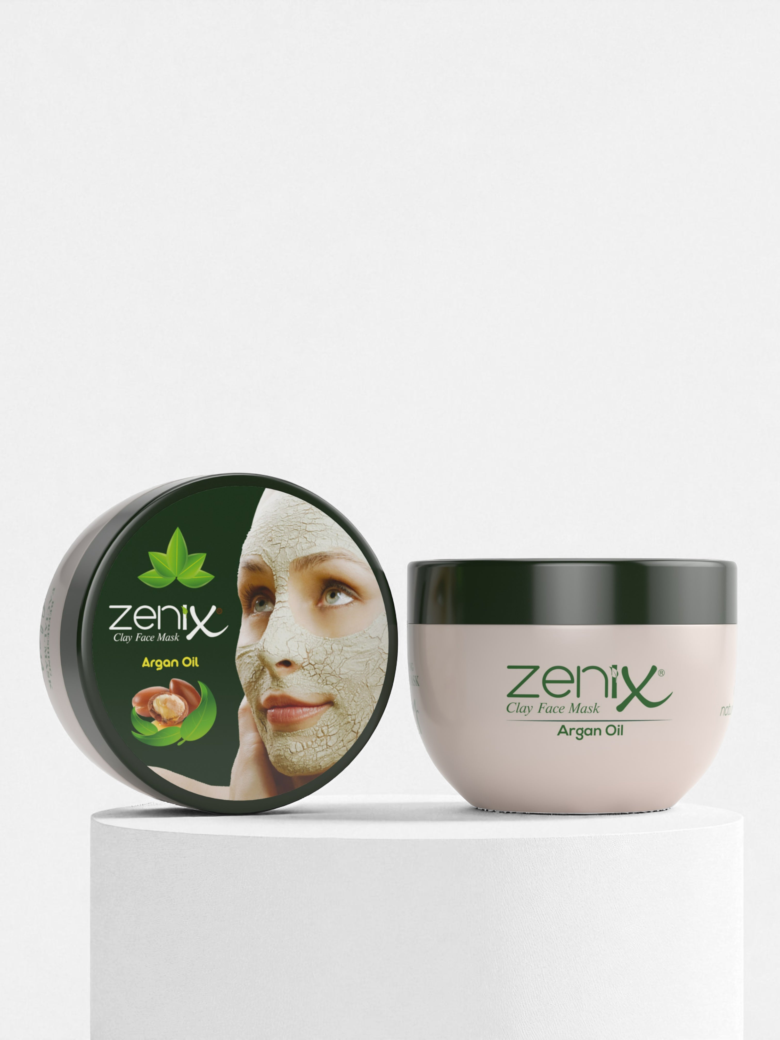 ZENIX Tonerde Gesichtsmaske mit Arganöl